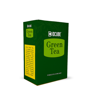 Dcube Premium Green Tea – 10 Tea Bags Pack