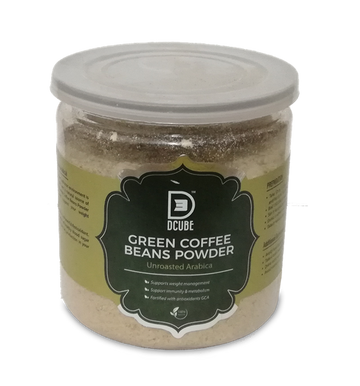 Dcube Green Coffee Beans Powder (200gm)