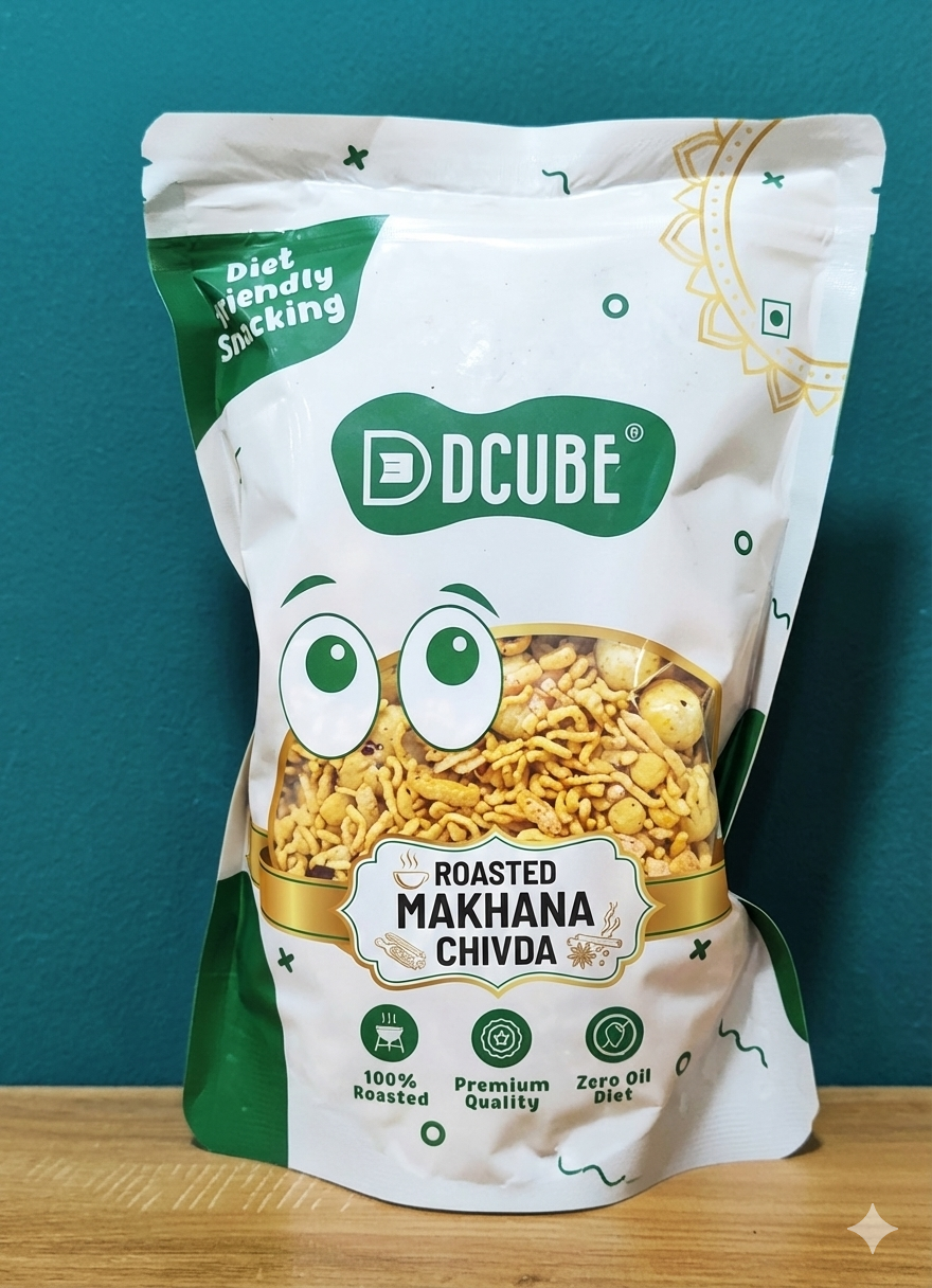Dcube  makhana Chivda  - 200 Gram