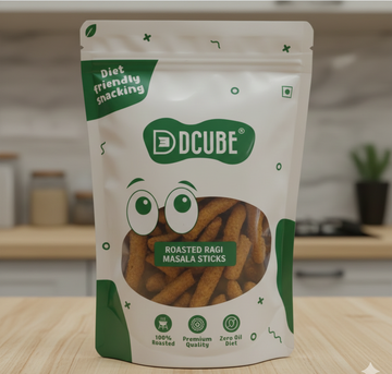 Dcube Roasted Ragi Masala Sticks 120GM