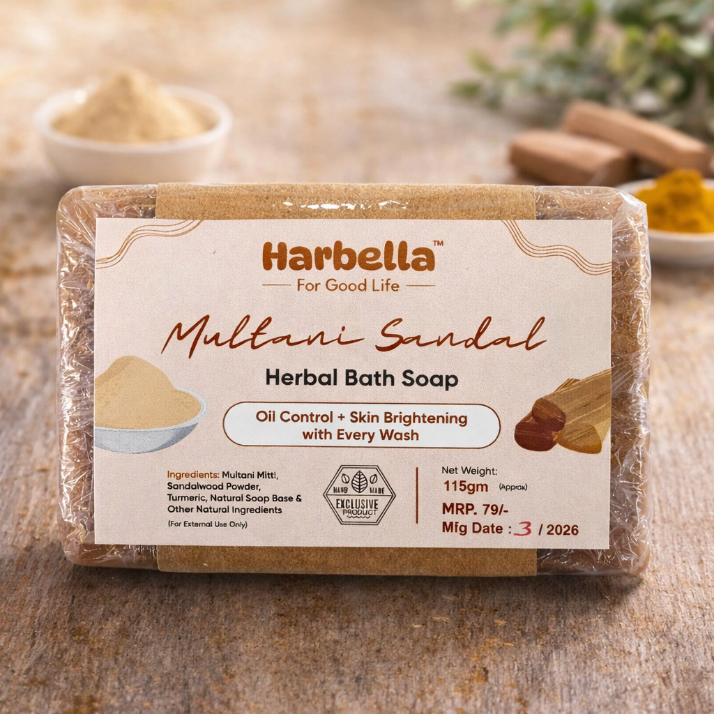 HARBELLA HERBAL SOAP MULTANI SANDAL 115GM