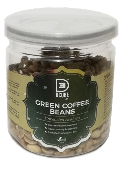 Dcube Green Coffee Beans (200gm)
