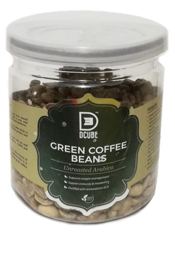 Dcube Green Coffee Beans (200gm)