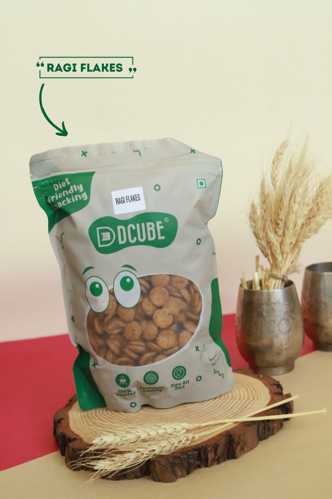 Dcube Ragi Flakes 140gm