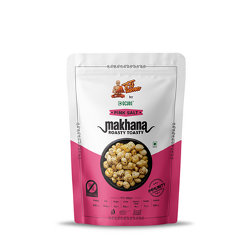 Dcube Roasted Makhana - Pink Salted Flavors 80gm