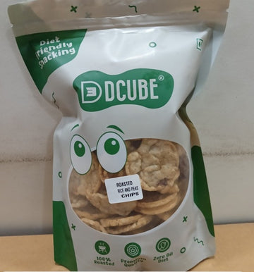 Roasted Rice and Peas Chips 100GM