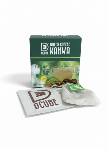 DCUBE REGULAR GREEN COFFEE KAHWA - Lemon Flavours 30 Bags