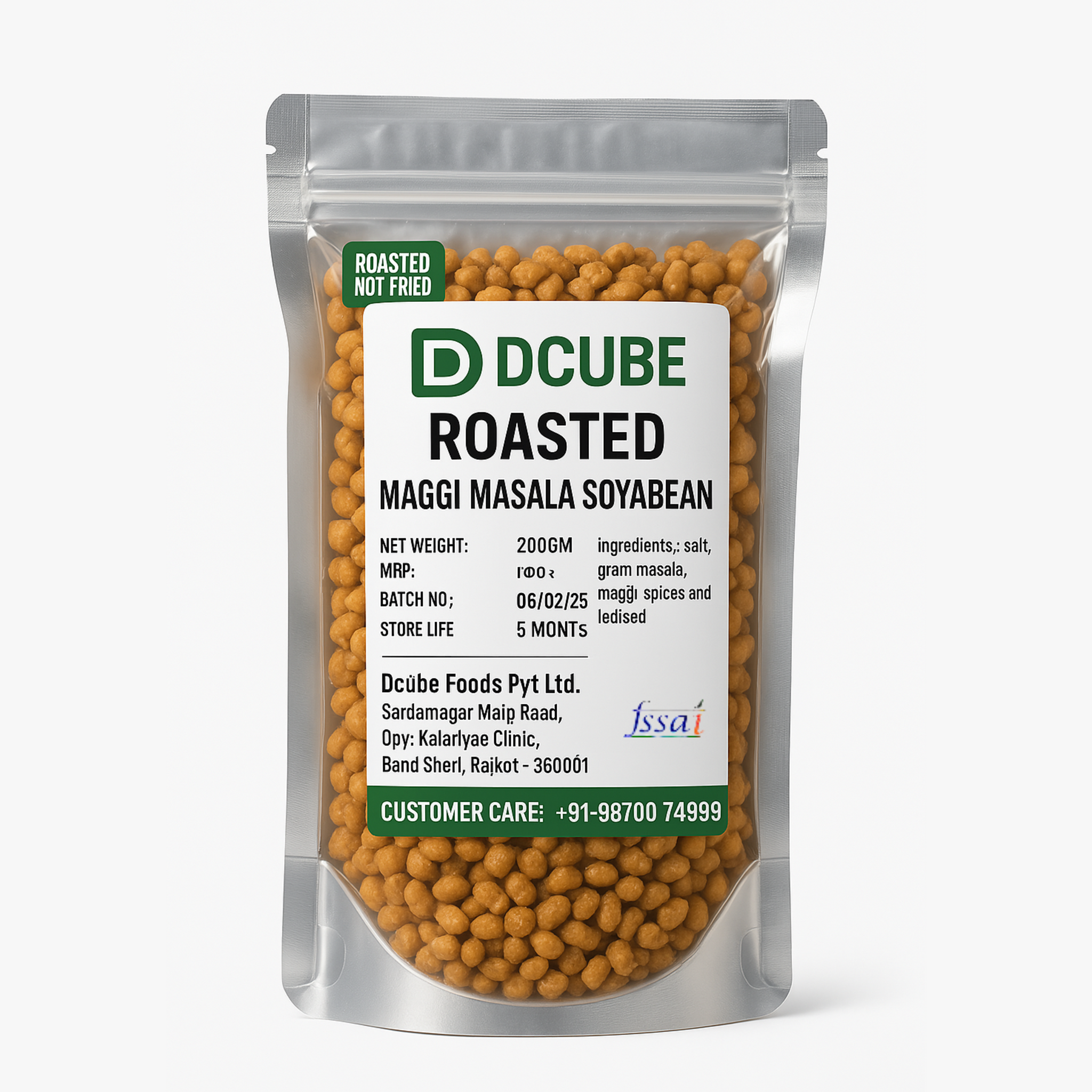 Roasted Maggi Masala Soyabean(200GM)