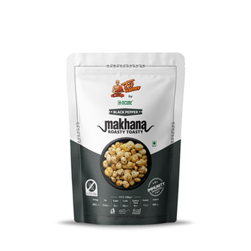 Dcube Roasted Makhana - Black pepper Flavour 80gm