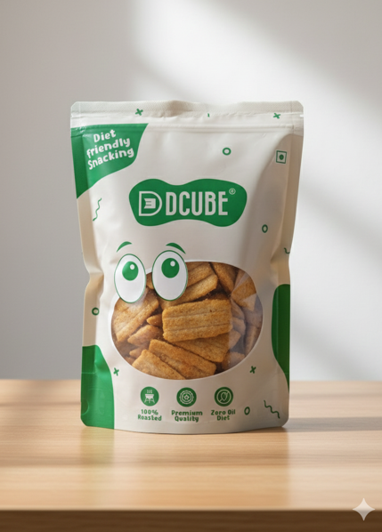DCUBE Roasted Multigrain Chips 200GM