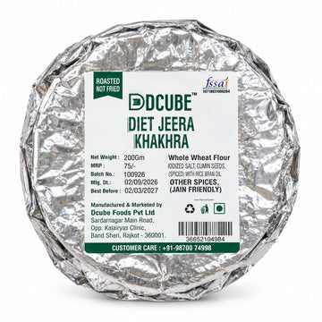 DCUBE DIET JEERA  KHAKHRA (200 GM)