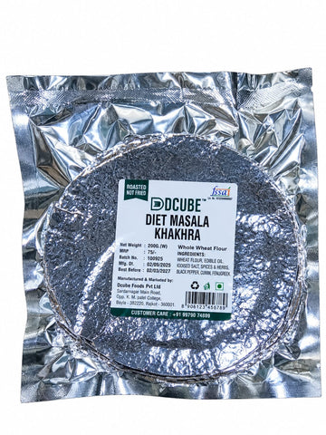 DCUBE DIET MASALA KHAKHRA (200 GM)