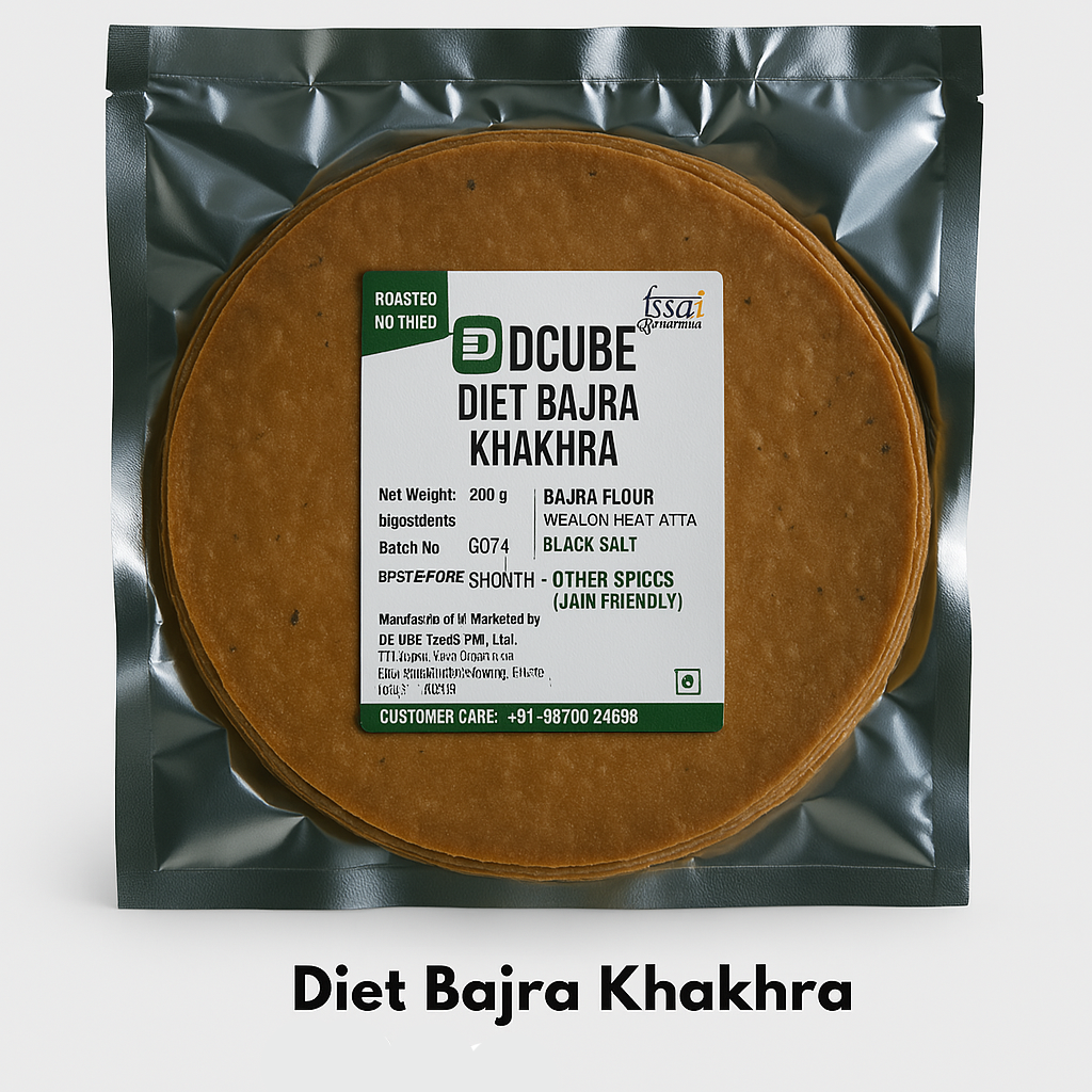 Dcube Diet Bajra Khakhara 200gms