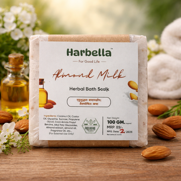HERBELLA HERBAL SOAP ALMOND MILK  100GM
