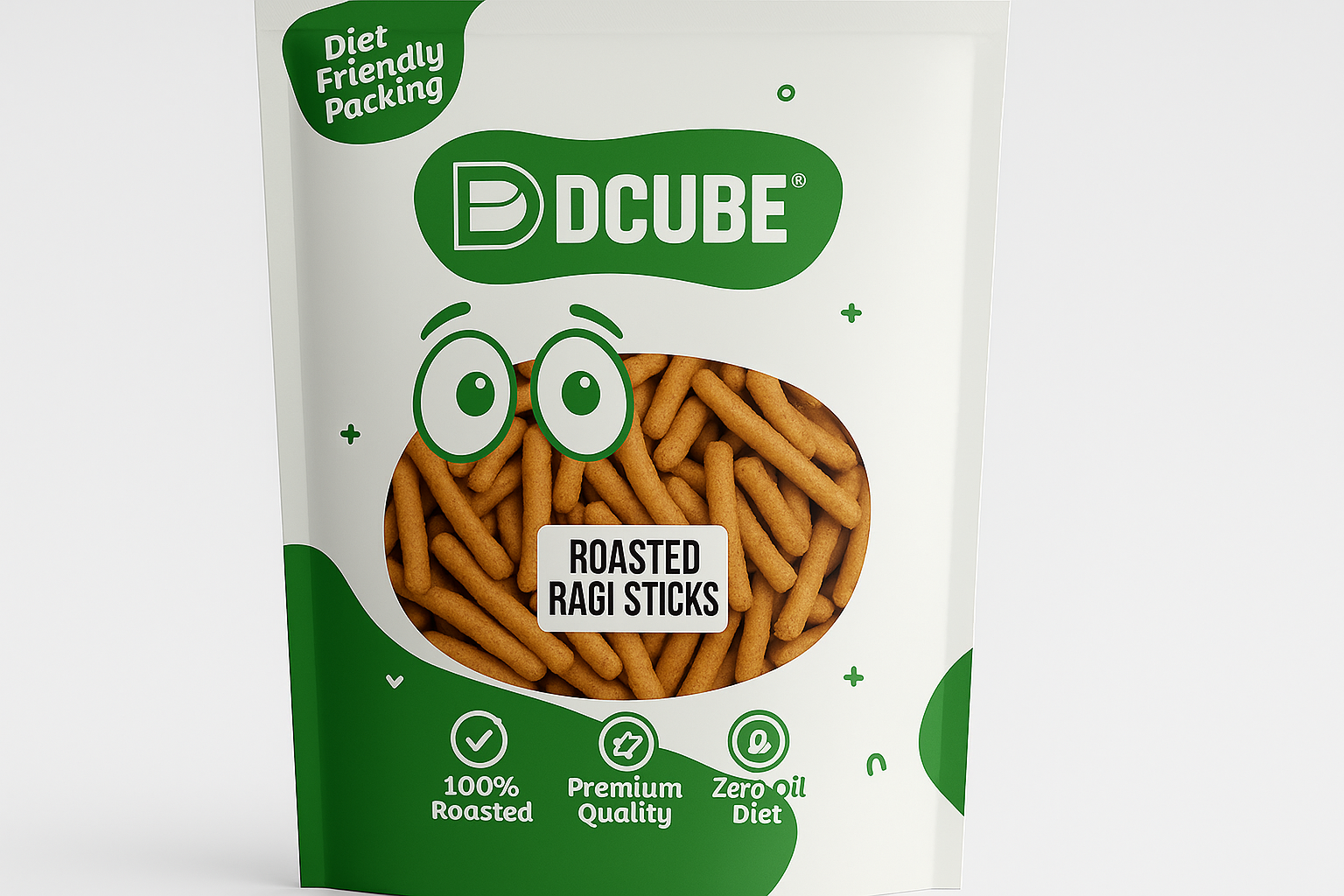Dcube Ragi Sticks Packaging