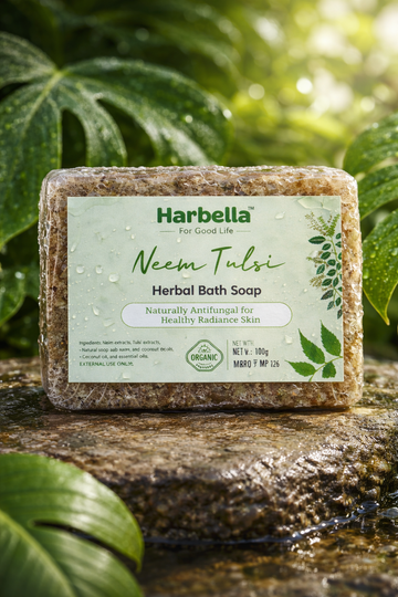 HERBELLA HERBAL SOAP NEEM TULSHI 110GM