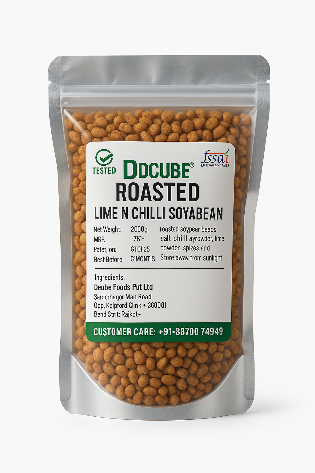 Roasted Lime N Chilli Soyabean (200GM)
