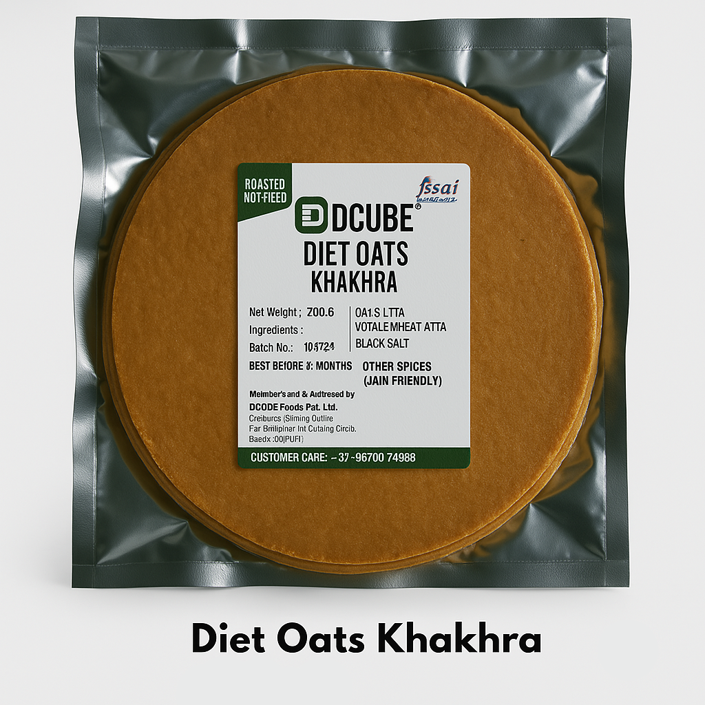 Dcube Diet Oats Khakhara 200gms