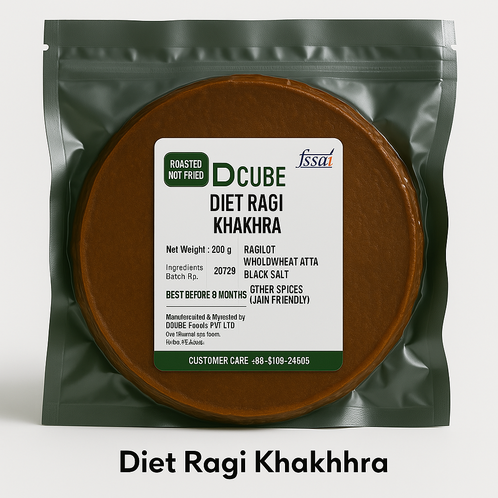 Dcube Diet Ragi Khakhara 200gms